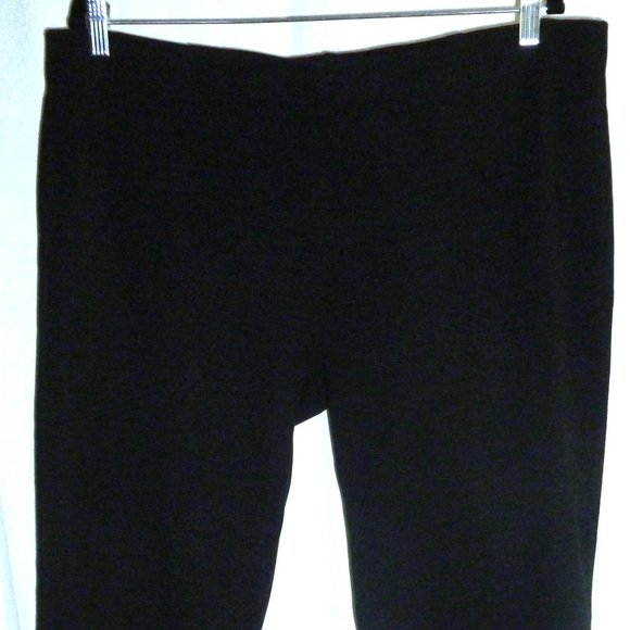 Eileen Fisher XL Thicker Leggings Charcoal Pull On Pants EUC 32" Inseam - Picture 1 of 9